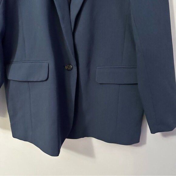 Abercrombie & Fitch Navy Blazer XL NWT Tailored Old Money Chic - Picture 6 of 14